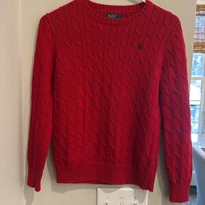 Ralph Lauren Boys Cable-knit Sweater Size Medium